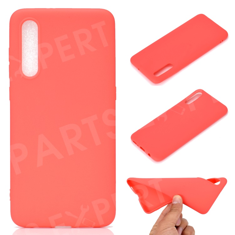 

Solid Color Soft Matte TPU Back Case Shell for Samsung Galaxy A50 / A50s / A30s - Red, Galaxy A50s