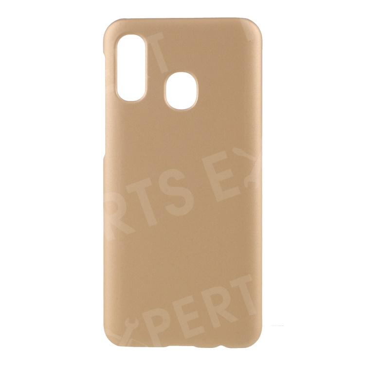 

Rubberized Hard PC Phone Back Case Cover for Samsung Galaxy A40 - Gold, Galaxy A40