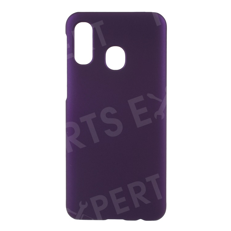 

Rubberized Hard PC Phone Back Case Cover for Samsung Galaxy A40 - Purple, Galaxy A40