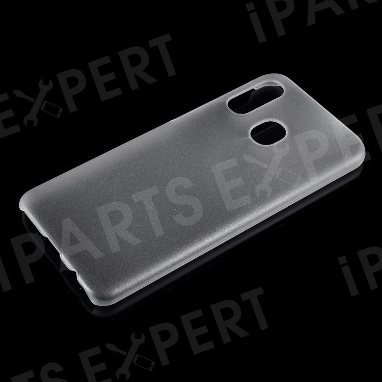 

Rubberized Hard PC Phone Back Case Cover for Samsung Galaxy A40 - Transparent, Galaxy A40