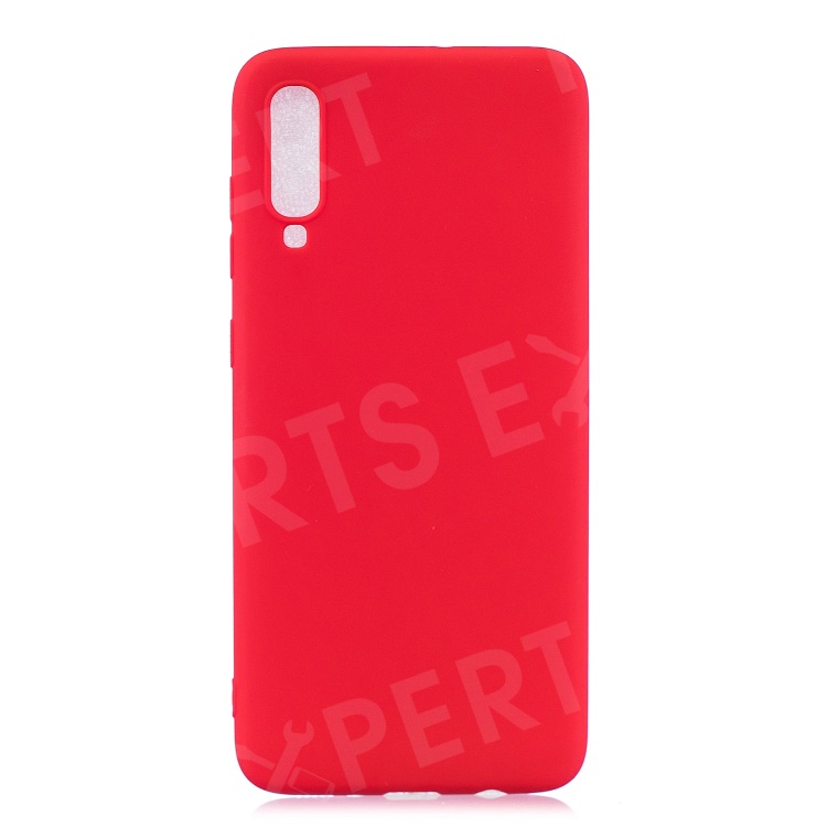 

Solid Color Candy TPU Case for Samsung Galaxy A70 - Red, Galaxy A70