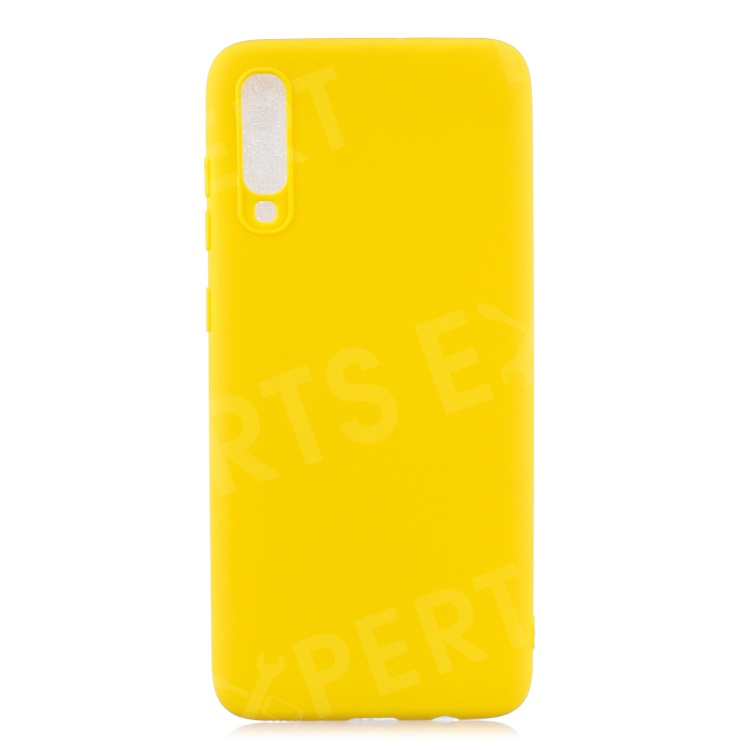 

Solid Color Candy TPU Case for Samsung Galaxy A70 - Yellow, Galaxy A70