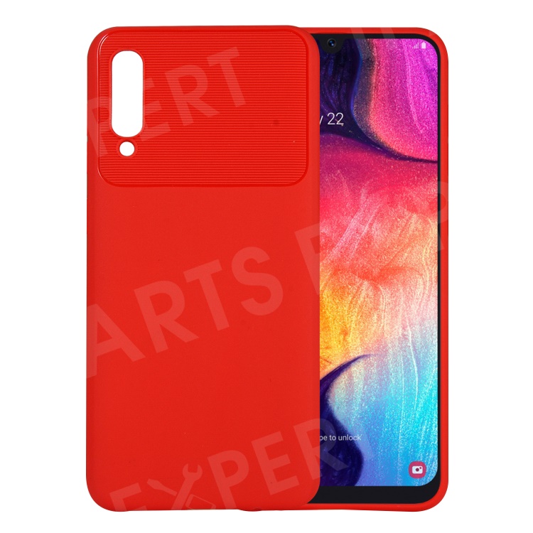 

Armour Series Soft TPU Phone Cover Protector for Samsung Galaxy A50/A50s/A30s - Red, Galaxy A50s