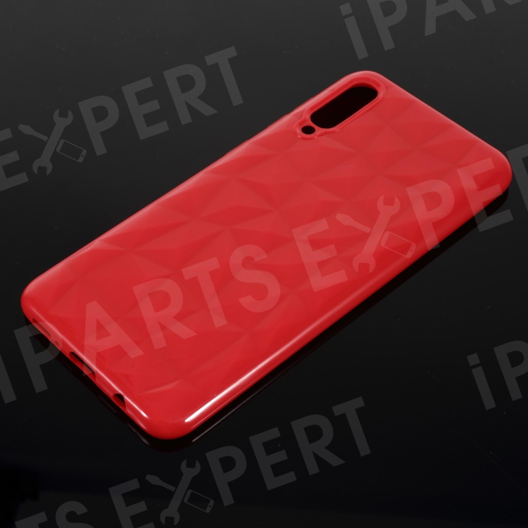 

3D Diamond Grain Soft TPU Case for Samsung Galaxy A50/A50s/A30s - Red, Galaxy A50s