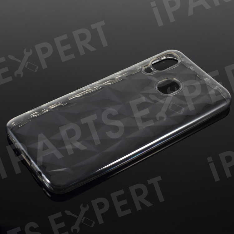 

3D Diamond Grain Soft TPU Case for Samsung Galaxy A40 - Grey, Galaxy A40