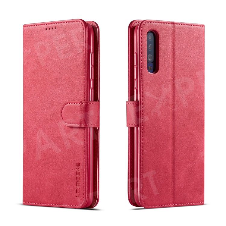 

LC.IMEEKE Leather Wallet Case for Samsung Galaxy A70 - Rose, Galaxy A70