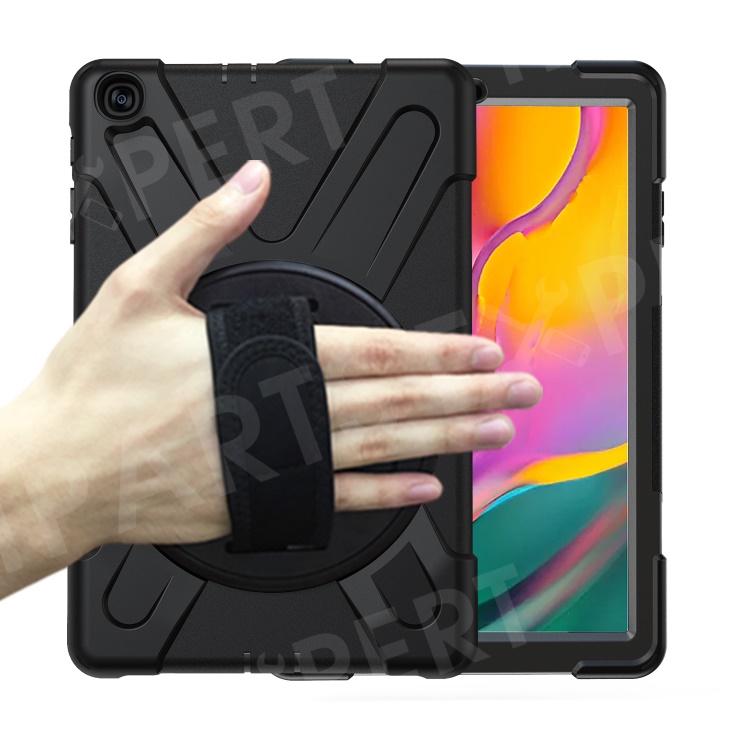 

[X-Shape] PC + Silicone Combo Tablet Case for Samsung Galaxy Tab A 10.1 (2019) SM-T515 - Black, Galaxy Tab A 10.1 (2019)