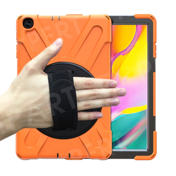 

[X-Shape] PC + Silicone Combo Tablet Case for Samsung Galaxy Tab A 10.1 (2019) SM-T515 - Orange, Galaxy Tab A 10.1 (2019)