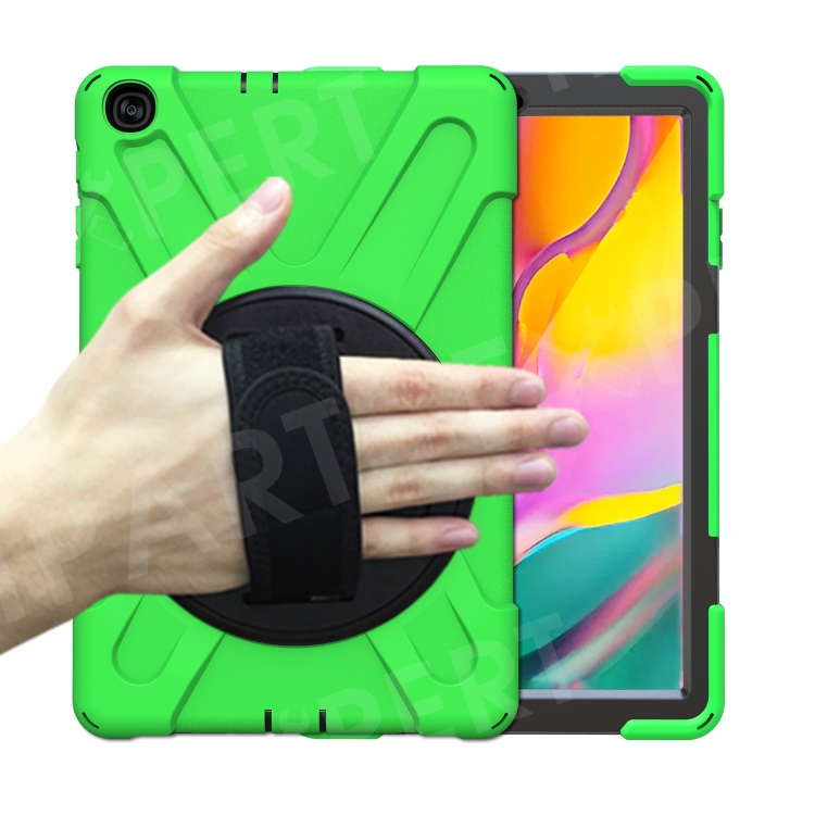 

[X-Shape] PC + Silicone Combo Tablet Case for Samsung Galaxy Tab A 10.1 (2019) SM-T515 - Green, Galaxy Tab A 10.1 (2019)