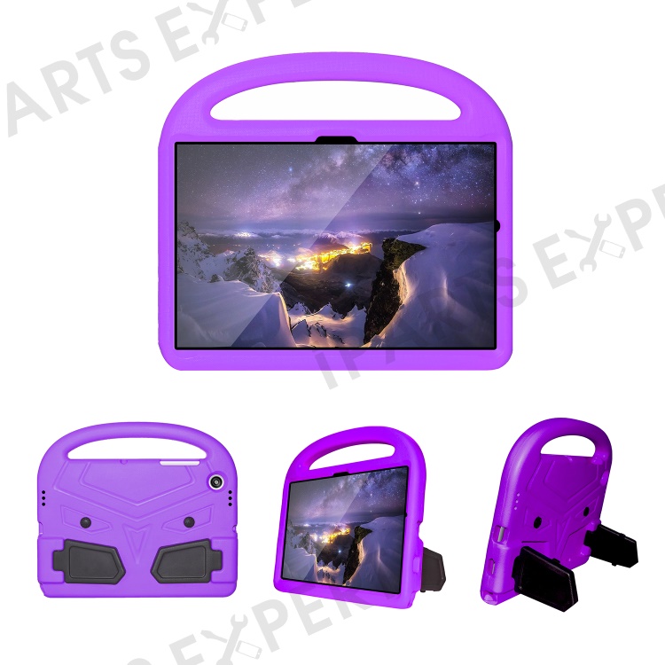 Wholesale cell phone For Samsung Galaxy Tab A8 10.5 (2021) / A8 10.5 (2022)  Portable Handle Sparrow Style Shockproof Tablet Case Foldable Kickstand  Anti-drop EVA Cover - Purple from China