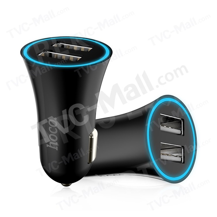 

HOCO UC204 2.4A Dual USB Car Charger for iPhone Samsung - Black, iPad Air (2013)