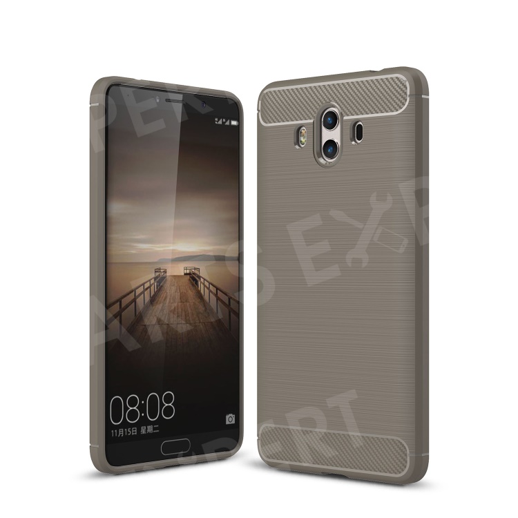 

Armor Brushed TPU Back Case with Carbon Fiber Decorated for Huawei Mate 10 - Grey, Huawei Mate 10