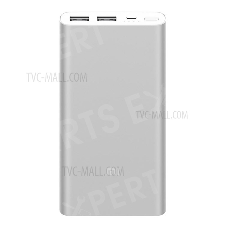 

XIAOMI Mobile Power Bank 2 10000mAh External Battery Charger for iPhone Samsung Xiaomi etc. - Silver Color, Xiaomi Mi 6