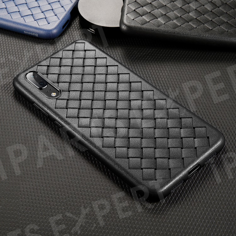 

BASEUS BV Woven Texture Soft TPU Phone Casing for Huawei P20 - Black, Huawei P20