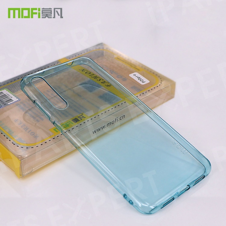 

MOFI Yin Series Ultra Thin Clear Soft TPU Phone Protective Back Case for Huawei P20 Pro - Blue, Huawei P20 Pro