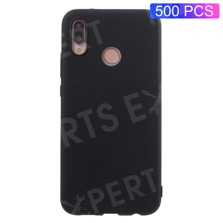 

500PCS/Lot Double-sided Matte TPU Phone Cover Shell for Huawei P20 Lite/Nova 3e - Black, Huawei P20 Lite (2018)