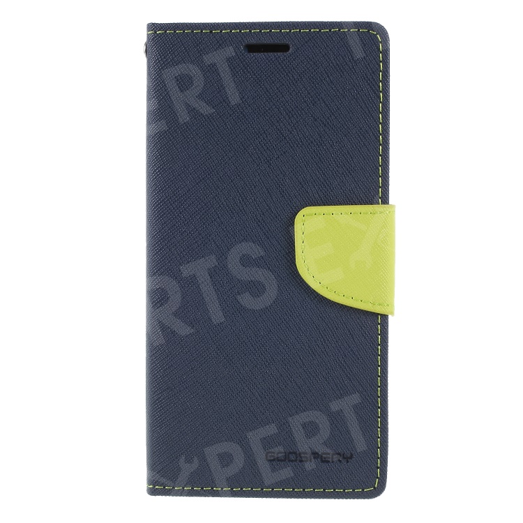 

MERCURY GOOSPERY for Huawei P20 Fancy Flip Leather Wallet Mobile Casing - Dark Blue, Huawei P20