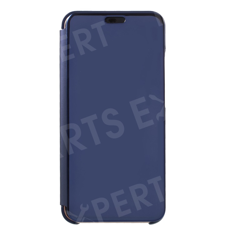 

Plated Mirror Surface Leather Stand Phone Cover for Huawei P20 Lite / Nova 3e (China) - Dark Blue, Huawei P20 Lite (2018)