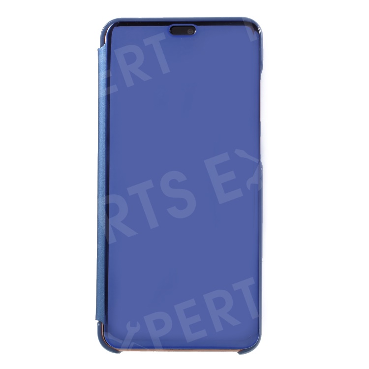 

Plated Mirror Surface Leather Phone Case with Stand for Huawei P20 Pro - Baby Blue, Huawei P20 Pro