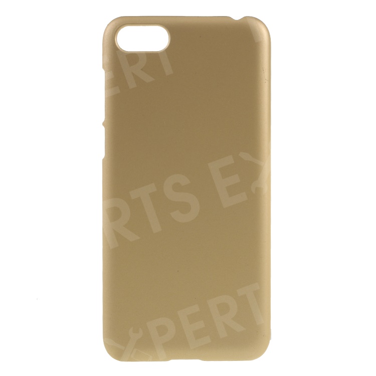 

Gold - Rubberized Hard Plastic Phone Cover Case for Huawei Y5 Prime (2018) / Y5 (2018), Huawei Y5 Prime (2018)