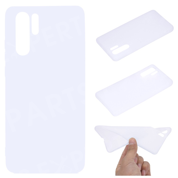 

Solid Color Matte TPU Protective Phone Cover for Huawei P30 Pro - White, Huawei P30 Pro