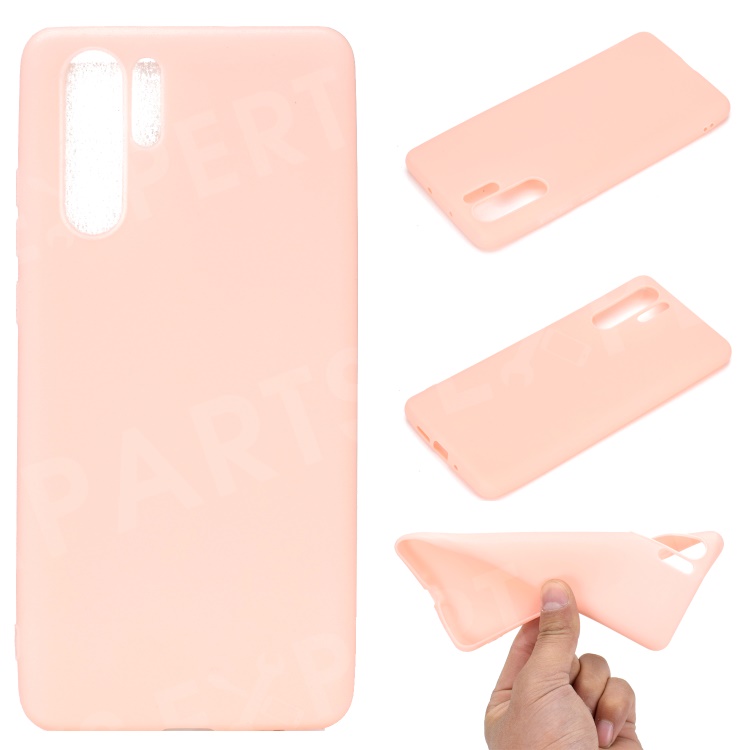 

Solid Color Matte TPU Mobile Casing Shell for Huawei P30 Pro - Pink, Huawei P30 Pro