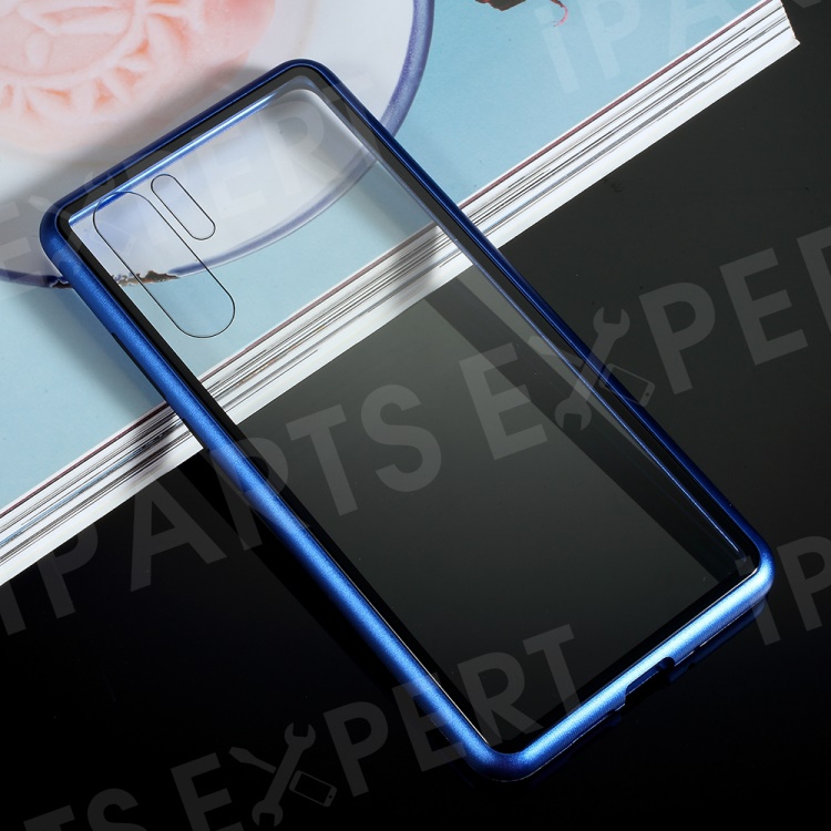 

Magnetic Attraction Tempered Glass Phone Case for Huawei P30 Pro - Blue, Huawei P30 Pro