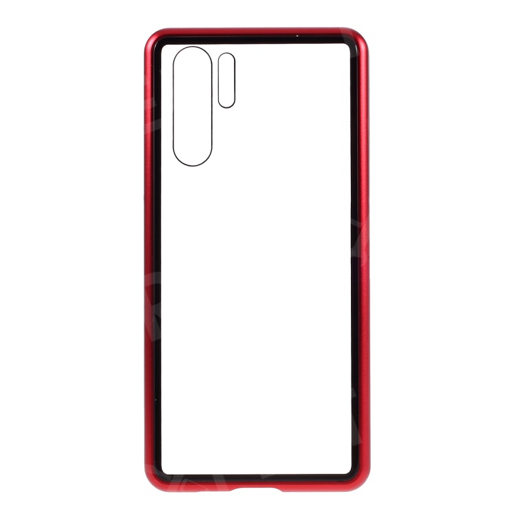 

Magnetic Attraction Tempered Glass Phone Case for Huawei P30 Pro - Red, Huawei P30 Pro