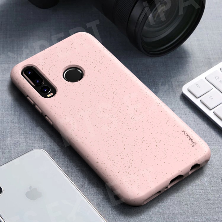 

IPAKY Matte Wheat Straw TPU Protection Phone Case for Huawei P30 Lite / nova 4e - Pink, Huawei P30 Lite