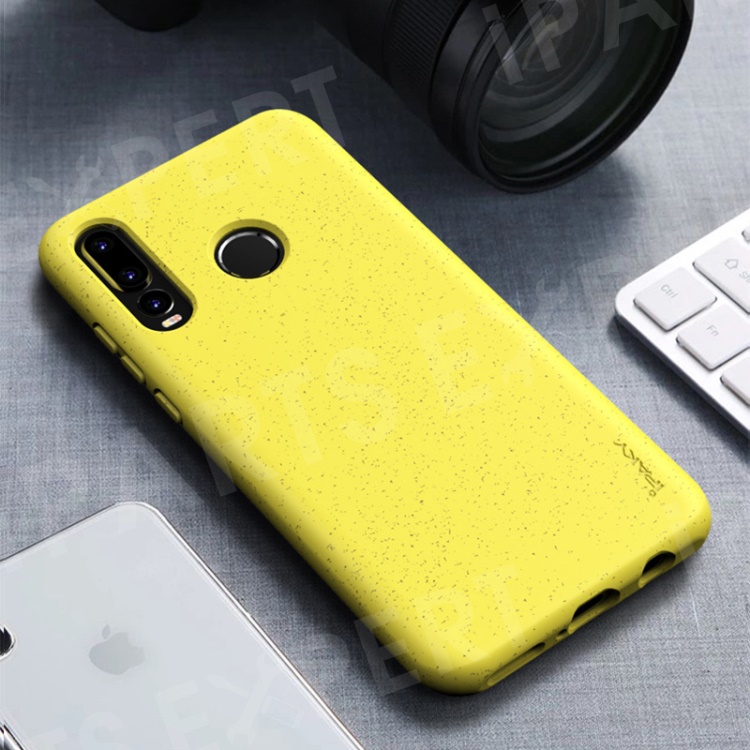 

IPAKY Matte Wheat Straw TPU Protection Phone Case for Huawei P30 Lite / nova 4e - Yellow, Huawei P30 Lite