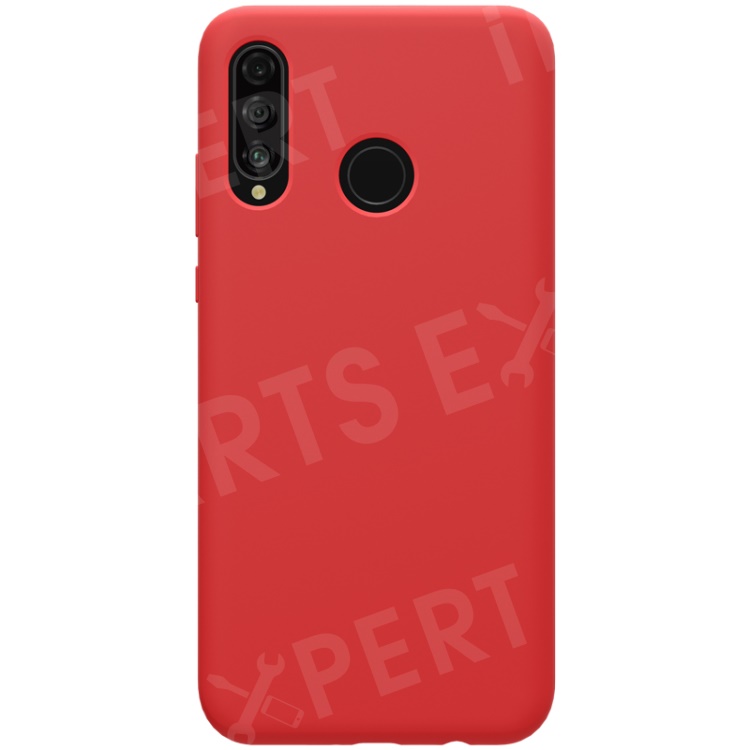 

NILLKIN Flex Pure Series Liquid Silicone Mobile Phone Casing for Huawei P30 Lite/nova 4e - Red, Huawei P30 Lite