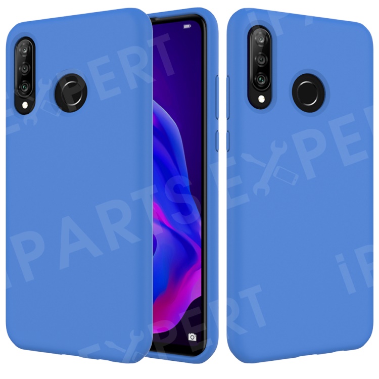 

Soft Liquid Silicone Back Protector Cover for Huawei P30 Lite/nova 4e - Dark Blue, Huawei P30 Lite
