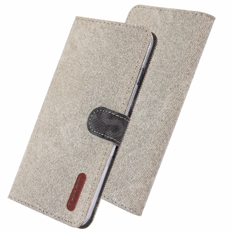 

Linen Fabric PU Leather Card Storage Phone Case for Huawei P30 Pro - Khaki, Huawei P30 Pro