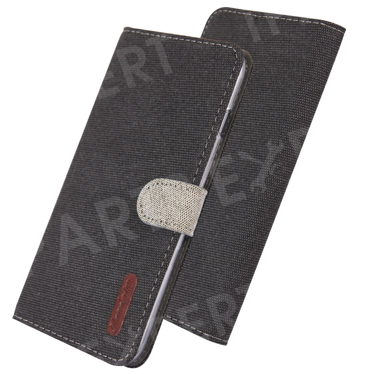 

Linen Fabric PU Leather Card Storage Phone Case for Huawei P30 Pro - Black, Huawei P30 Pro