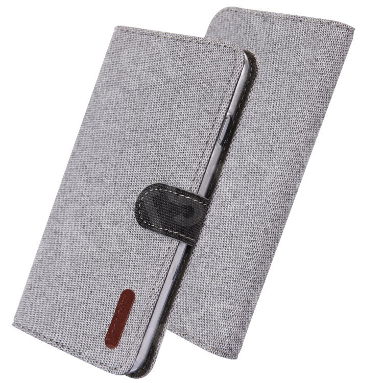 

Linen Fabric PU Leather Card Storage Phone Case for Huawei P30 Pro - Grey, Huawei P30 Pro