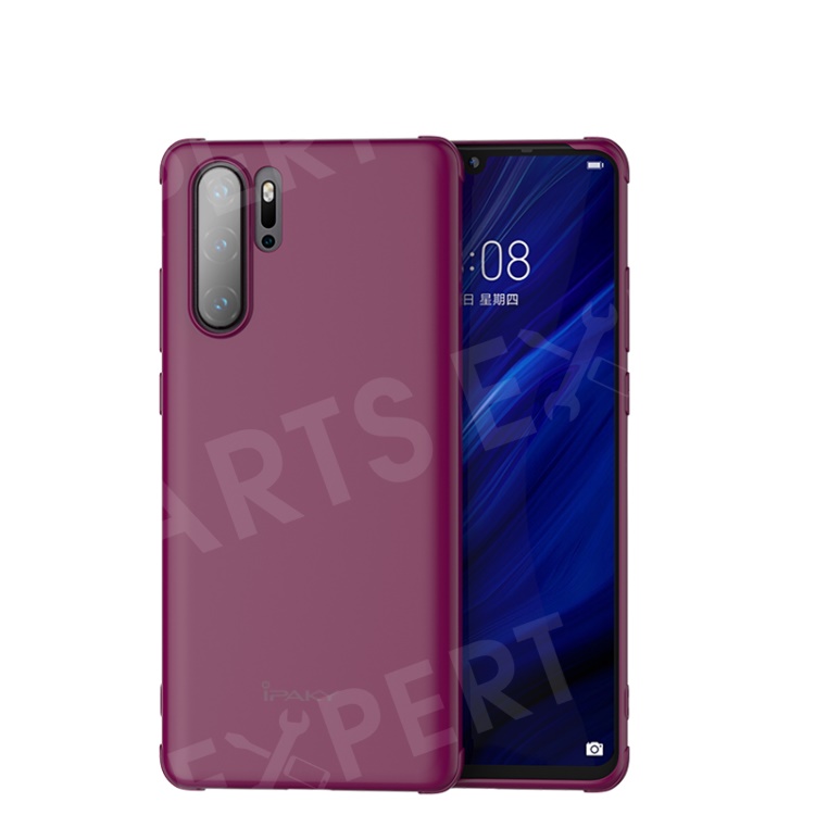 

IPAKY Galaxy Series Silky Silicone Protective Back Case for Huawei P30 Pro - Purple, Huawei P30 Pro