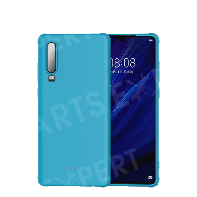 

IPAKY Galaxy Series Rubberized TPU Phone Case Cover for Huawei P30 - Blue, Huawei P30