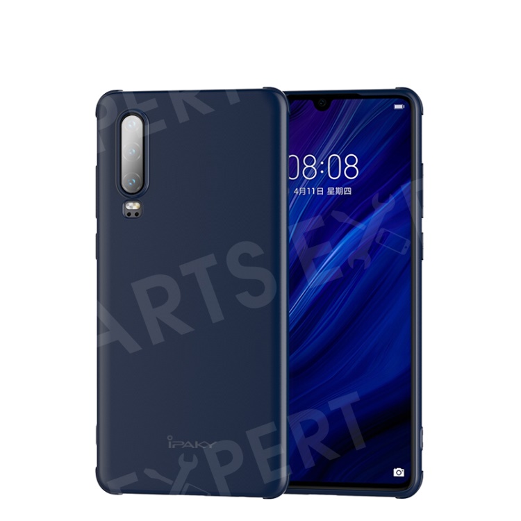 

IPAKY Galaxy Series Rubberized TPU Phone Case Cover for Huawei P30 - Dark Blue, Huawei P30