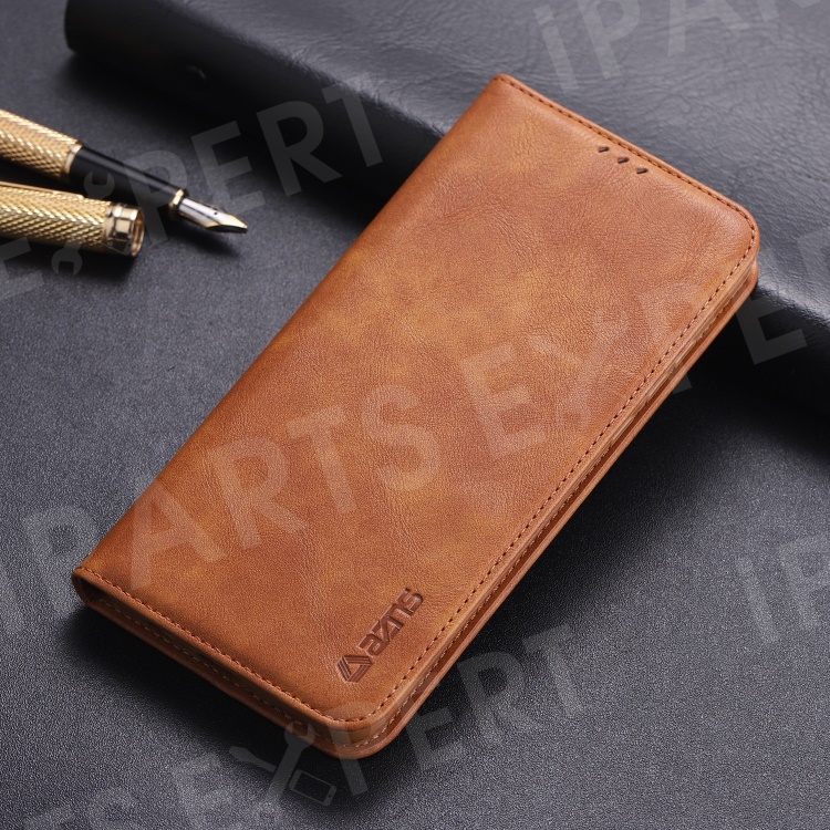 

AZNS Auto-absorbed Crazy Horse Vintage Leather Stand Case for Huawei P30 Lite / nova 4e - Brown, Huawei P30 Lite