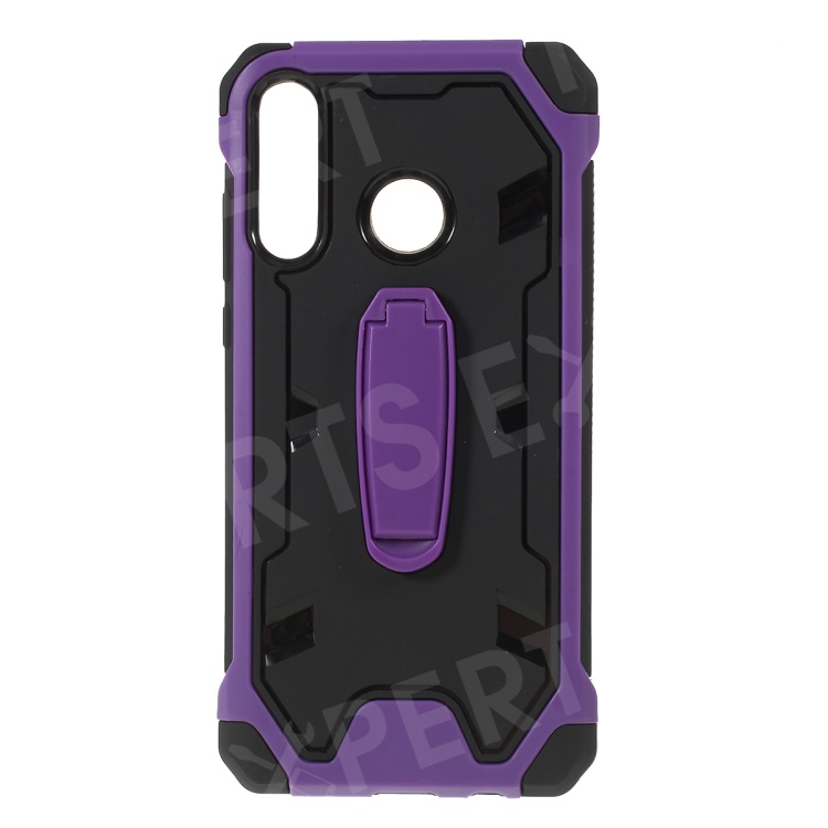 

Shock Resistant Kickstand PC TPU Combo Mobile Cover for Huawei P30 Lite / nova 4e - Purple, Huawei P30 Lite