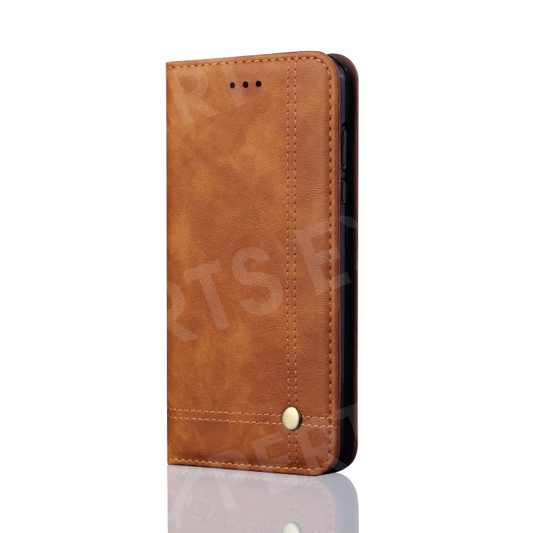 

Auto-absorbed Crazy Horse Vintage Leather Wallet Cover for Xiaomi Redmi Note 5 Pro (Dual Camera) / Redmi Note 5 - Brown, Xiaomi Redmi Note 5 Pro (For India, Dual Camera:12MP+5MP)