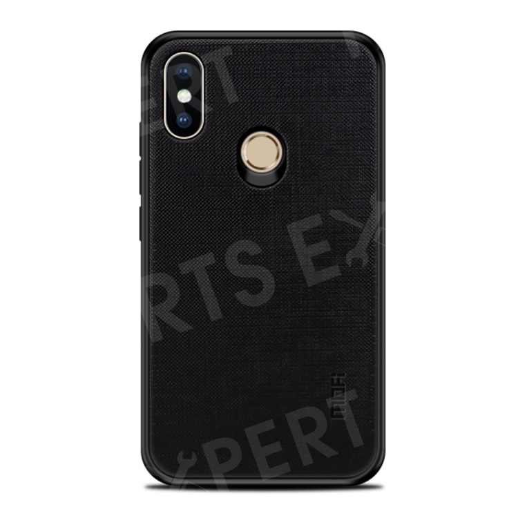 

MOFI Bright Shield Series Cloth Coated PC TPU Hybrid Case for Xiaomi Redmi Note 5 (12MP Rear Camera) / Redmi 5 Plus (China) / Xiaomi Redmi Note 5 Pro (Dual Camera) / Redmi Note 5 (China) - Black, Xiaomi Redmi Note 5 (For India, Single 12MP Rear Camera)