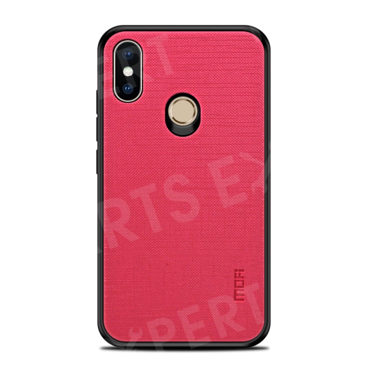 

MOFI Bright Shield Series Cloth Coated PC TPU Hybrid Cover for Xiaomi Redmi Note 5 (12MP Rear Camera) / Redmi 5 Plus (China) / Xiaomi Redmi Note 5 Pro (Dual Camera) / Redmi Note 5 (China) - Rose, Xiaomi Redmi Note 5 (For India, Single 12MP Rear Camera)
