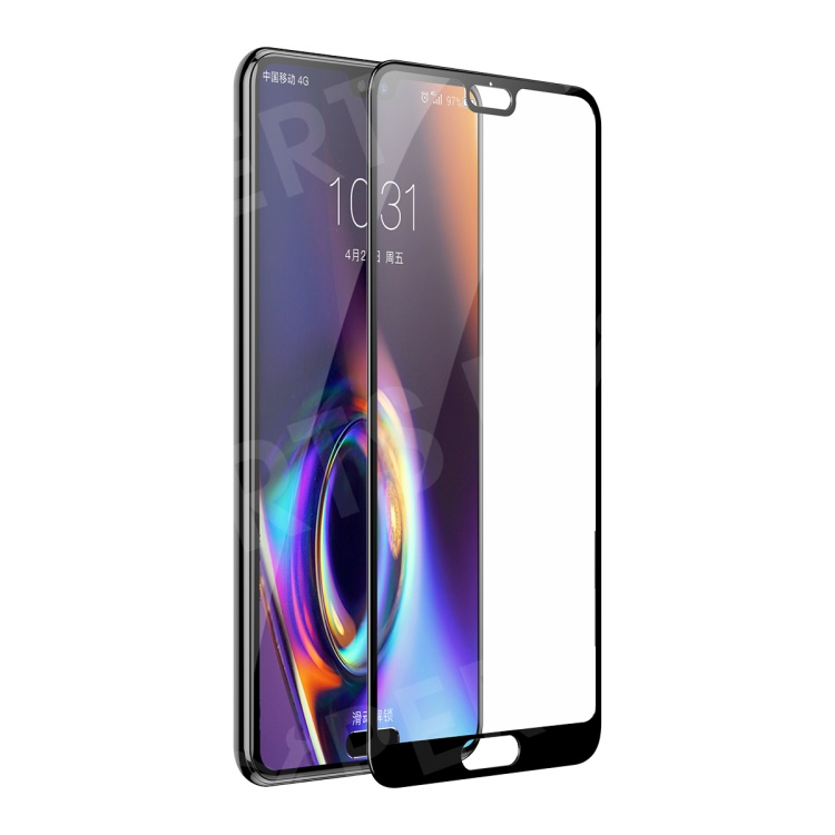 

BASEUS 0.3mm Full Coverage Tempered Glass Screen Protector for Huawei P20 - Black, Huawei P20