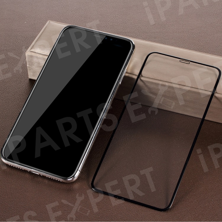 

RURIHAI 0.3mm 4D Curved Complete Cover Tempered Glass Screen Protector for iPhone (2019) 6.5" / XS Max 6.5 inch - Black, iPhone XS Max 6.5 inch