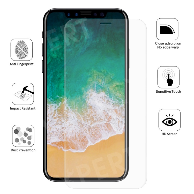 

HAT PRINCE for iPhone (2019) 6.5" / XS Max 6.5 inch 0.1mm 3D Soft Film [Self-repair Scratches] [Full Screen Covering], iPhone XS Max 6.5 inch