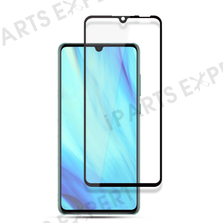 

AMORUS Full Glue Silk Printing Tempered Glass Full Screen Protector for Huawei P30, Huawei P30