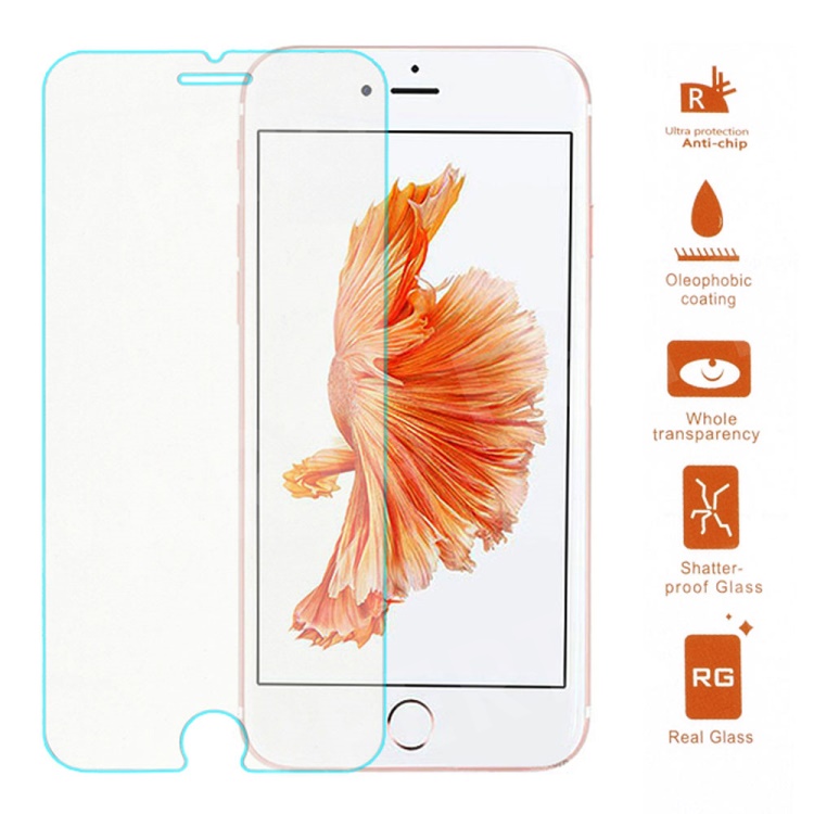 

0.3mm Tempered Glass Screen Protector Guard Film for iPhone 8 Plus/7 Plus Arc Edge, iPhone 8 Plus 5.5 inch