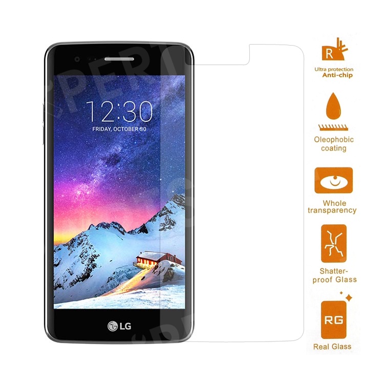 

For LG K8 (2017) Mobile Tempered Glass Screen Protector Film 0.3mm (Arc Edge), LG K8 (2017)