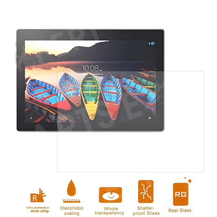 

For Lenovo Tab 3 10 Plus Tablet LCD Tempered Glass Screen Protector Film 0.3mm (Arc Edge), Other Lenovo Models